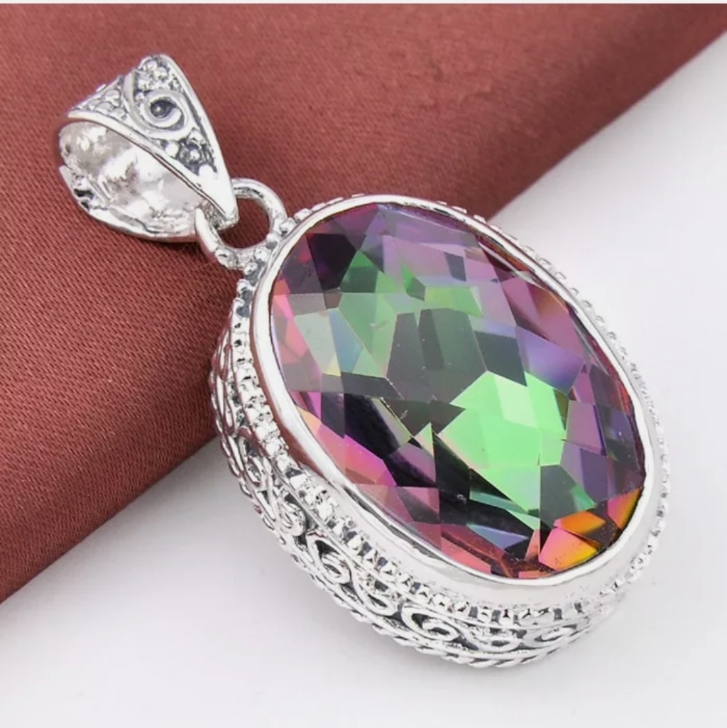 5 Ct Rainbow Mystic Dangle 5 Ct Rainbow Mystic Dangle
